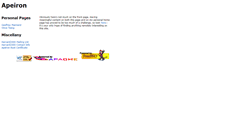 Desktop Screenshot of apeiron.net
