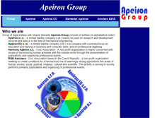 Tablet Screenshot of apeiron.eu