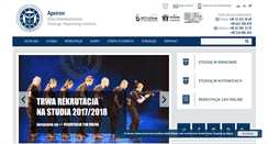 Desktop Screenshot of apeiron.edu.pl